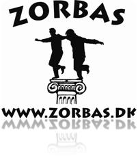 Logoet for Zorbas.dk - græske dansere